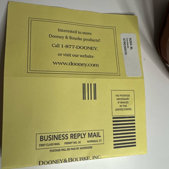 Dooney & Bourke Black and Tan Crossbody Bag - Picture 12 of 15